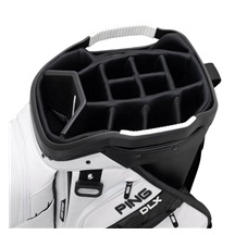 Ping DLX Cartbag, weiss/grau/blau
