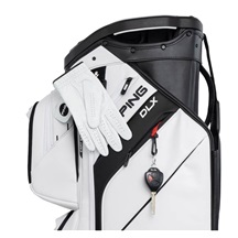 Ping DLX Cartbag, weiss/grau/blau
