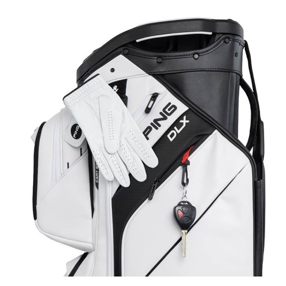 Ping DLX Cartbag, weiss/grau/blau