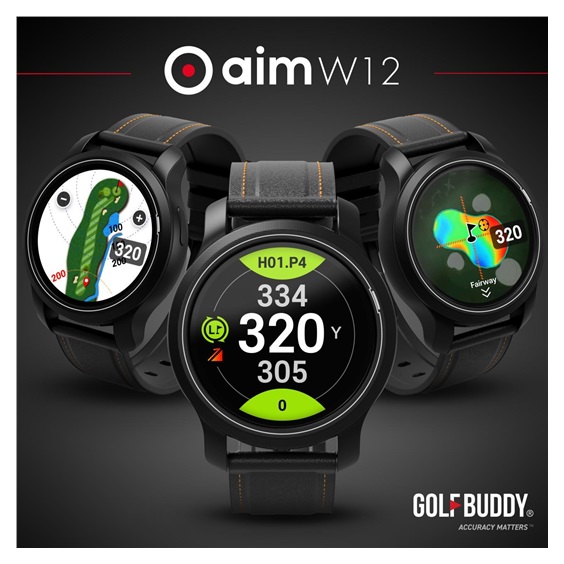 Golf Buddy aim W12 GPS Golfuhr