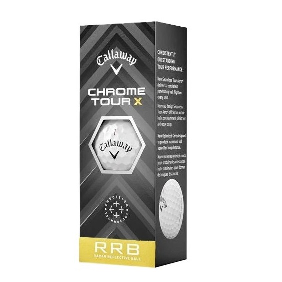 Callaway Chrome Tour X Radar Reflective Golfbälle