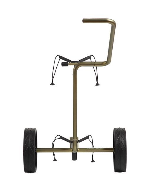 JuCad Carbon Verde Black Manuell Golftrolley + Tragetasche