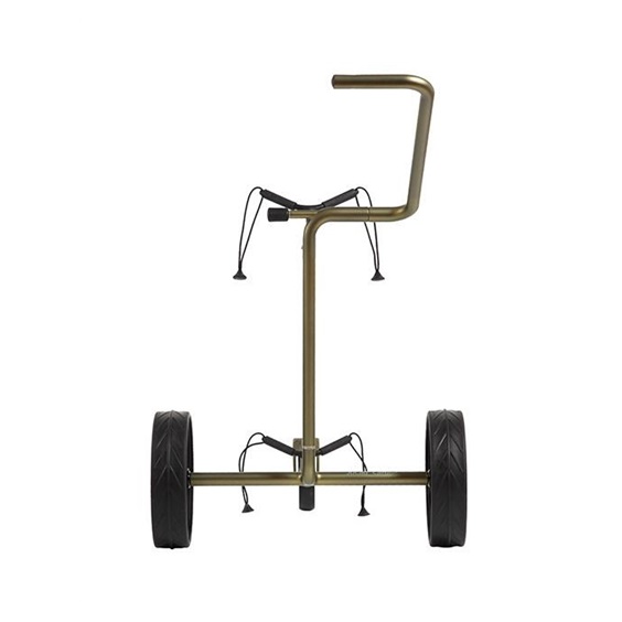 JuCad Carbon Verde Black Manuell Golftrolley + Tragetasche