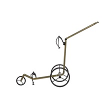 JuCad Carbon Verde Black Manuell Golftrolley + Tragetasche