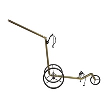 JuCad Carbon Verde Black Manuell Golftrolley + Tragetasche