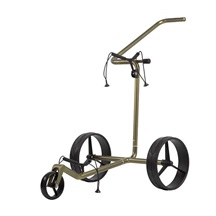 JuCad Carbon Verde Black Manuell Golftrolley + Tragetasche
