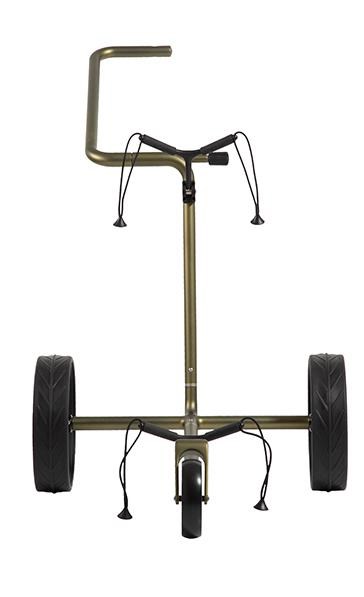 JuCad Carbon Verde Black Manuell Golftrolley + Tragetasche