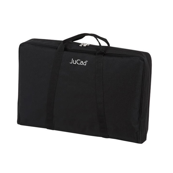 JuCad Carbon Verde Rosé Manuell Golftrolley + Tragetasche