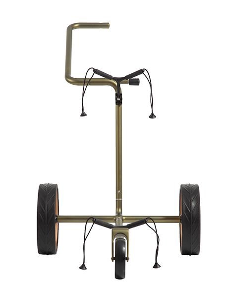 JuCad Carbon Verde Rosé Manuell Golftrolley + Tragetasche