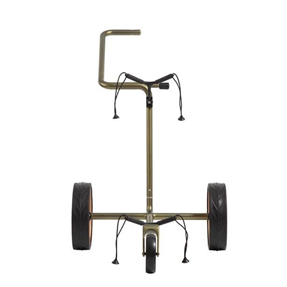 JuCad Carbon Verde Rosé Manuell Golftrolley + Tragetasche