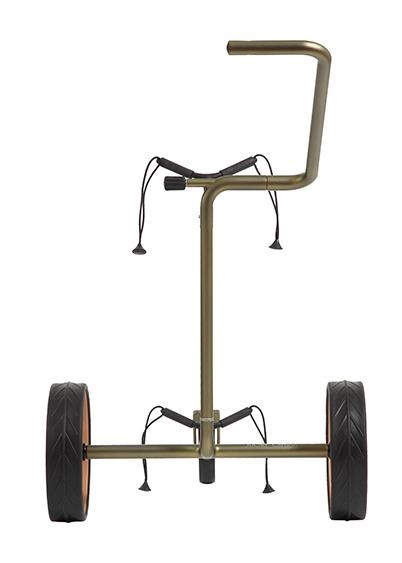 JuCad Carbon Verde Rosé Manuell Golftrolley + Tragetasche
