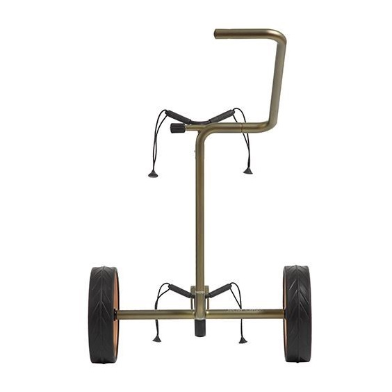 JuCad Carbon Verde Rosé Manuell Golftrolley + Tragetasche