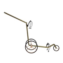 JuCad Carbon Verde Rosé Manuell Golftrolley + Tragetasche