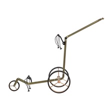 JuCad Carbon Verde Rosé Manuell Golftrolley + Tragetasche