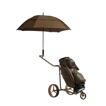 JuCad Carbon Verde Rosé Manuell Golftrolley + Tragetasche