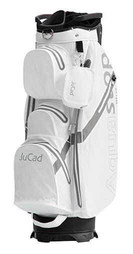 JuCad Aquastop Plus Cartbag, weiss/grau