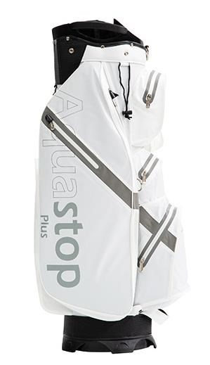 JuCad Aquastop Plus Cartbag, weiss/grau