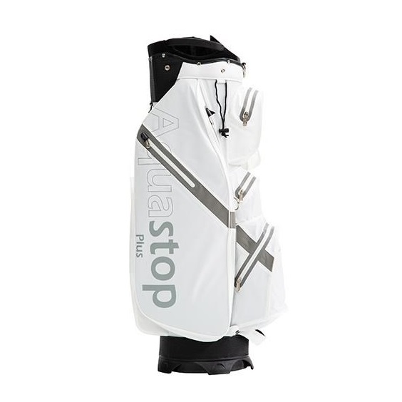 JuCad Aquastop Plus Cartbag, weiss/grau