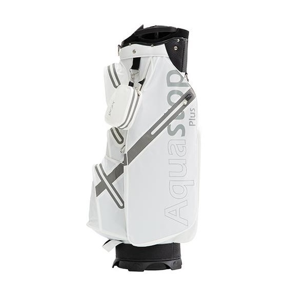 JuCad Aquastop Plus Cartbag, weiss/grau