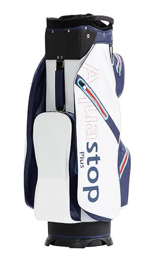 JuCad Aquastop Plus Cartbag, weiss/blau/rot (racing design)