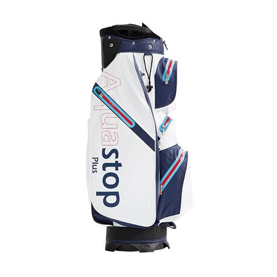 JuCad Aquastop Plus Cartbag, weiss/blau/rot (racing design)