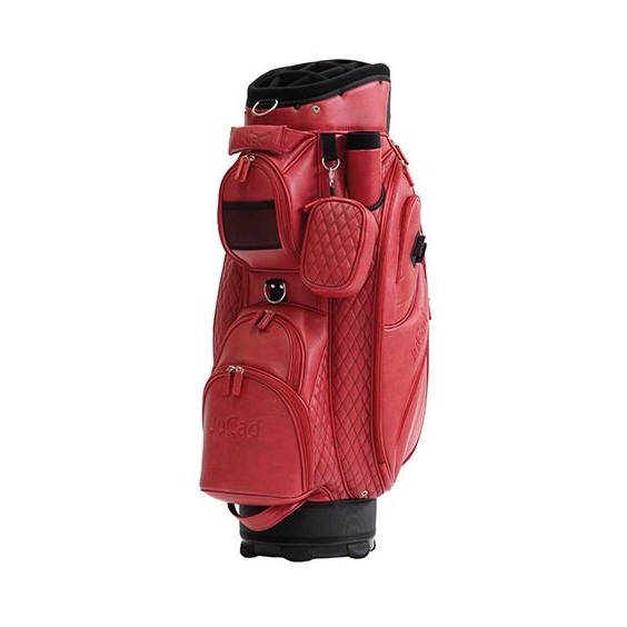 JuCad Style Cartbag, red/leather optic