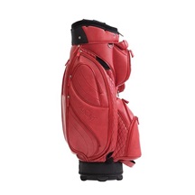 JuCad Style Cartbag, red/leather optic