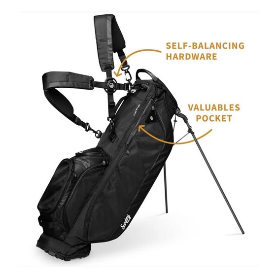 Sunday Golf Ryder S-Class Standbag, schwarz