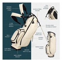 Sunday Golf Ryder S-Class Standbag, cream