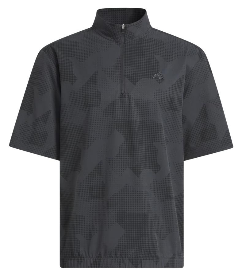Adidas Go-To DWR short sleeve half-zip Herren Sweatshirt, schwarz