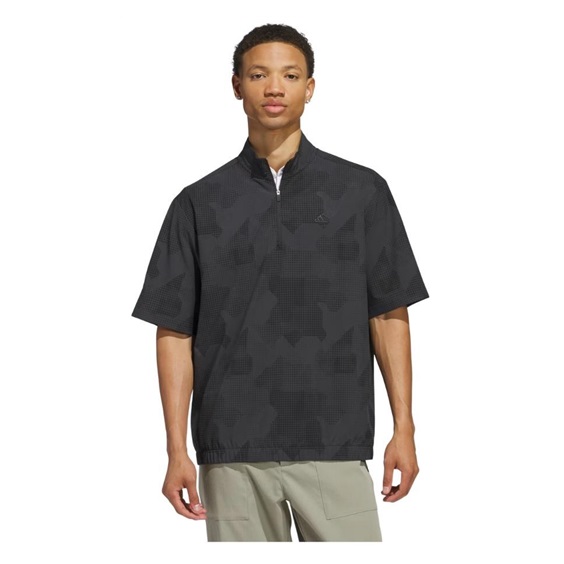 Adidas Go-To DWR short sleeve half-zip Herren Sweatshirt, schwarz