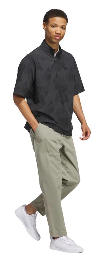Adidas Go-To DWR short sleeve half-zip Herren Sweatshirt, schwarz