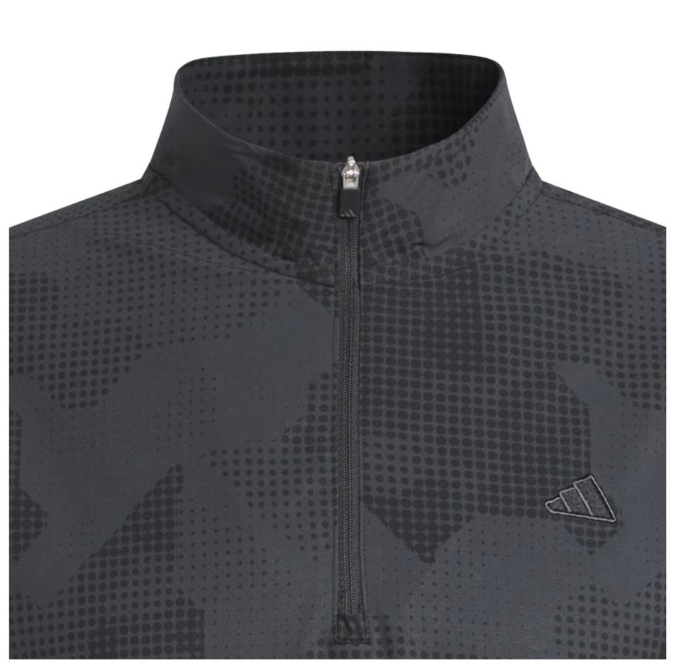 Adidas Go-To DWR short sleeve half-zip Herren Sweatshirt, schwarz