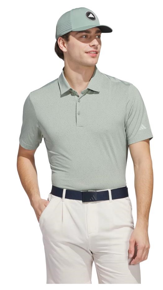 Adidas Ultimate365 Mini Bunker Herren Poloshirt, silver green