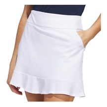 Adidas Ultimate365 Frilled Golfrock, weiss