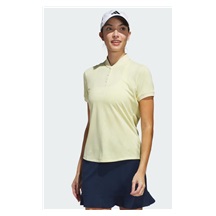 Adidas Ultimate365 Diamond Jacquard Damen Poloshirt, powder yellow