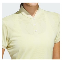 Adidas Ultimate365 Diamond Jacquard Damen Poloshirt, powder yellow