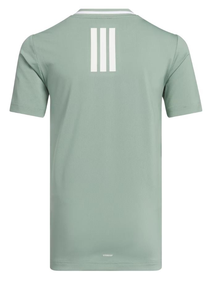 Adidas Collar Junior Poloshirt, silver green