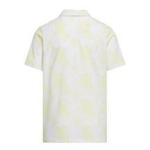 Adidas Printed Scripted Junior Poloshirt, weiss/gelb