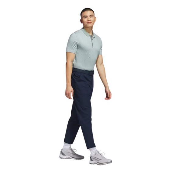 Adidas Beyond Textured Herren Poloshirt, silver green