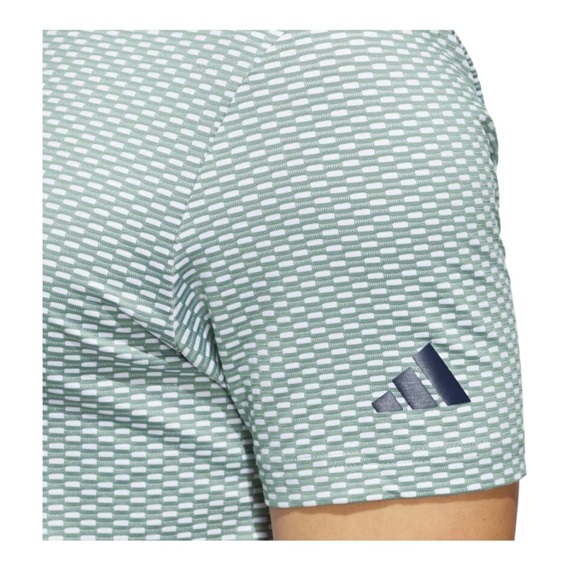 Adidas Beyond Textured Herren Poloshirt, silver green