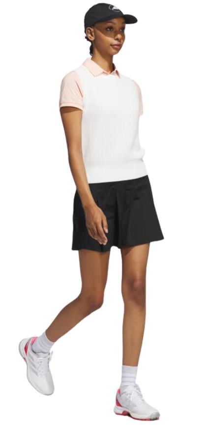 Adidas Ultimate365 Tour Twistknit Damen Poloshirt, powder coral