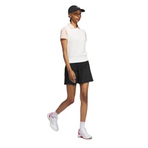 Adidas Ultimate365 Tour Twistknit Damen Poloshirt, powder coral