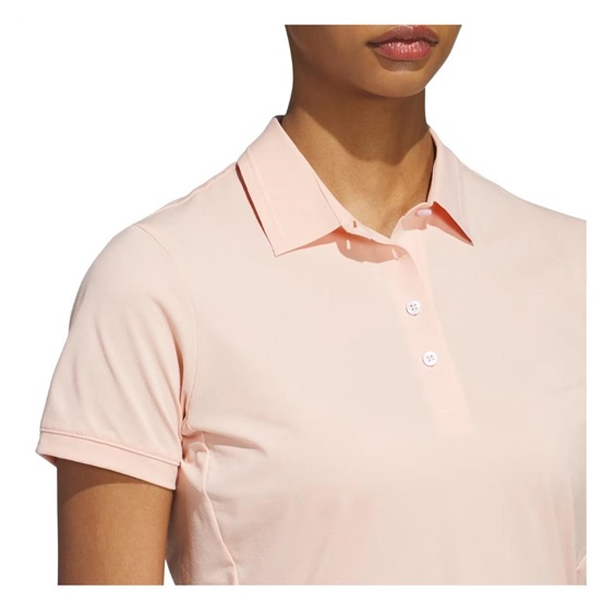 Adidas Ultimate365 Tour Twistknit Damen Poloshirt, powder coral