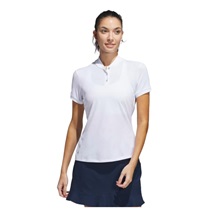 Adidas Ultimate365 Diamond Jacquard Damen Poloshirt, weiss