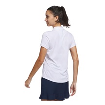 Adidas Ultimate365 Diamond Jacquard Damen Poloshirt, weiss