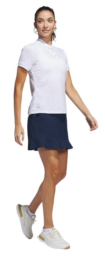 Adidas Ultimate365 Diamond Jacquard Damen Poloshirt, weiss