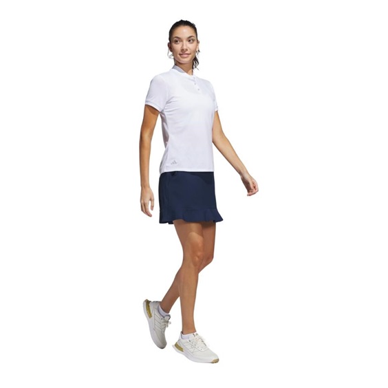 Adidas Ultimate365 Diamond Jacquard Damen Poloshirt, weiss