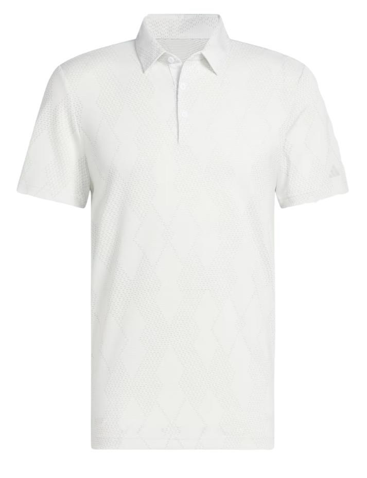 Adidas Ultimate365 Micro Texture Herren Poloshirt, weiss