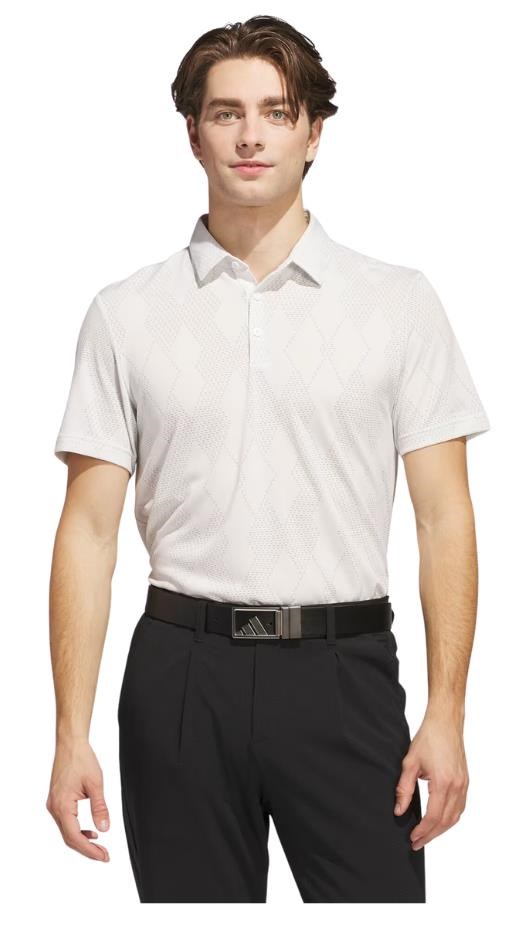 Adidas Ultimate365 Micro Texture Herren Poloshirt, weiss